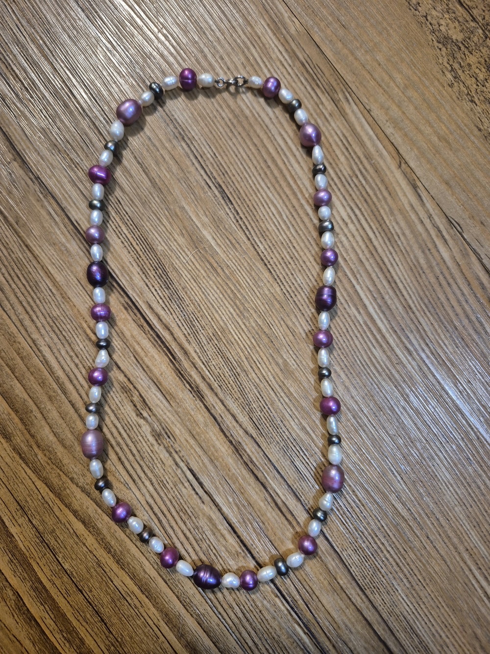 Honora Pearl Necklace- Pink Purple Mixture